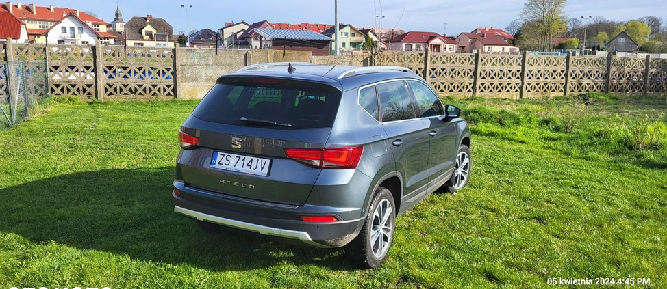 Seat Ateca cena 71000 przebieg: 110000, rok produkcji 2017 z Wolin małe 7